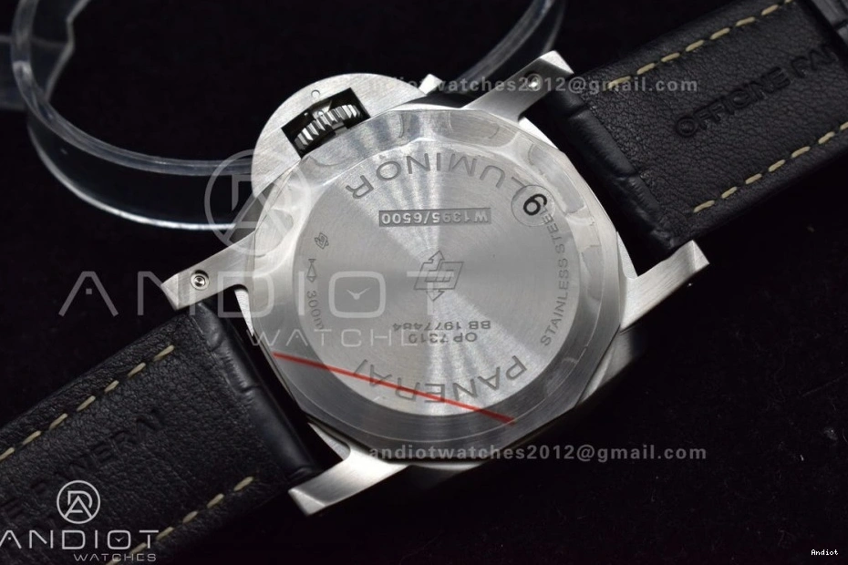 PAM1312 Leather Black Best 1:1 Dial P.9010 SBF Clone on Strap Edition Black 0418